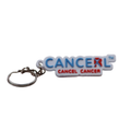 Keychain with 'CANCEL' branding on a white background